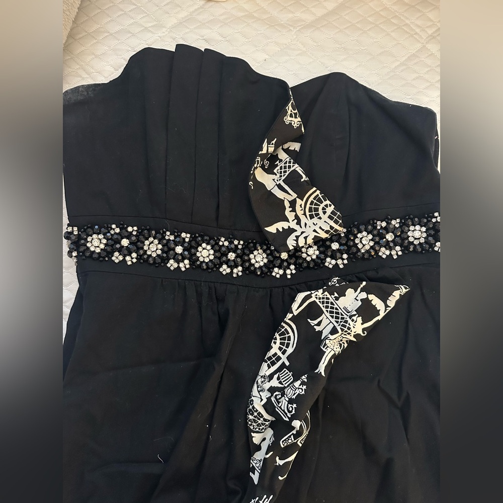 Lilly Pulitzer Black Strapless Dress - Picture 2 of 4